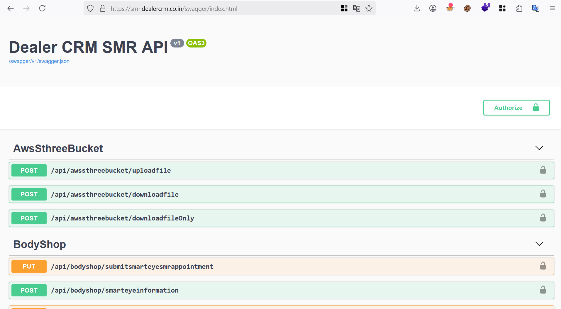 SMR Interface